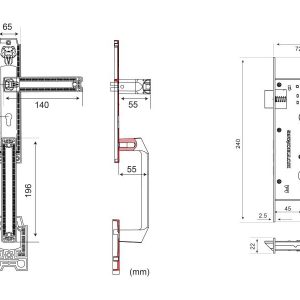 KHÓA HUY HOÀNG HC 8528 PVD Đại Sảnh