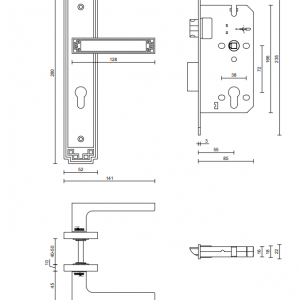 KHÓA ĐỒNG VICKINI 38578 24K